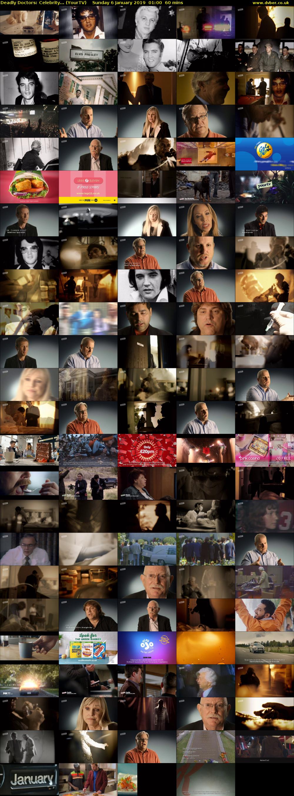 Deadly Doctors: Celebrity... (YourTV) Sunday 6 January 2019 01:00 - 02:00