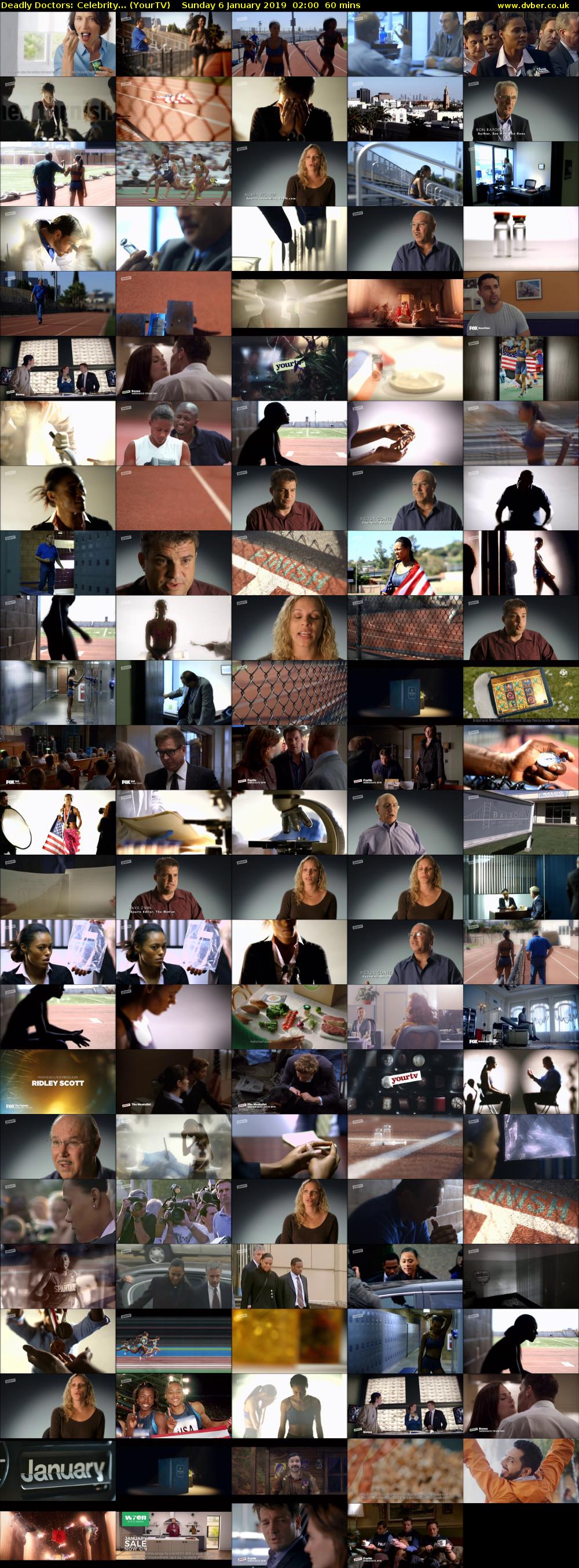 Deadly Doctors: Celebrity... (YourTV) Sunday 6 January 2019 02:00 - 03:00