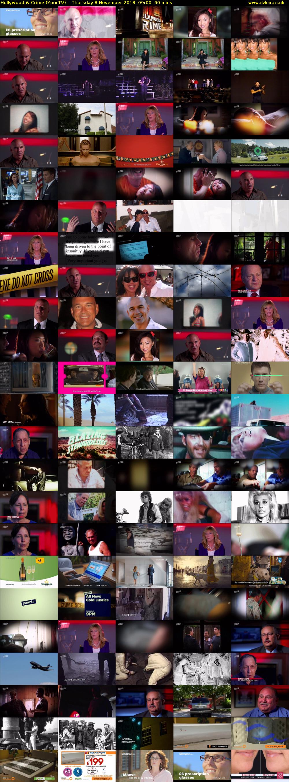 Hollywood & Crime (YourTV) Thursday 8 November 2018 09:00 - 10:00