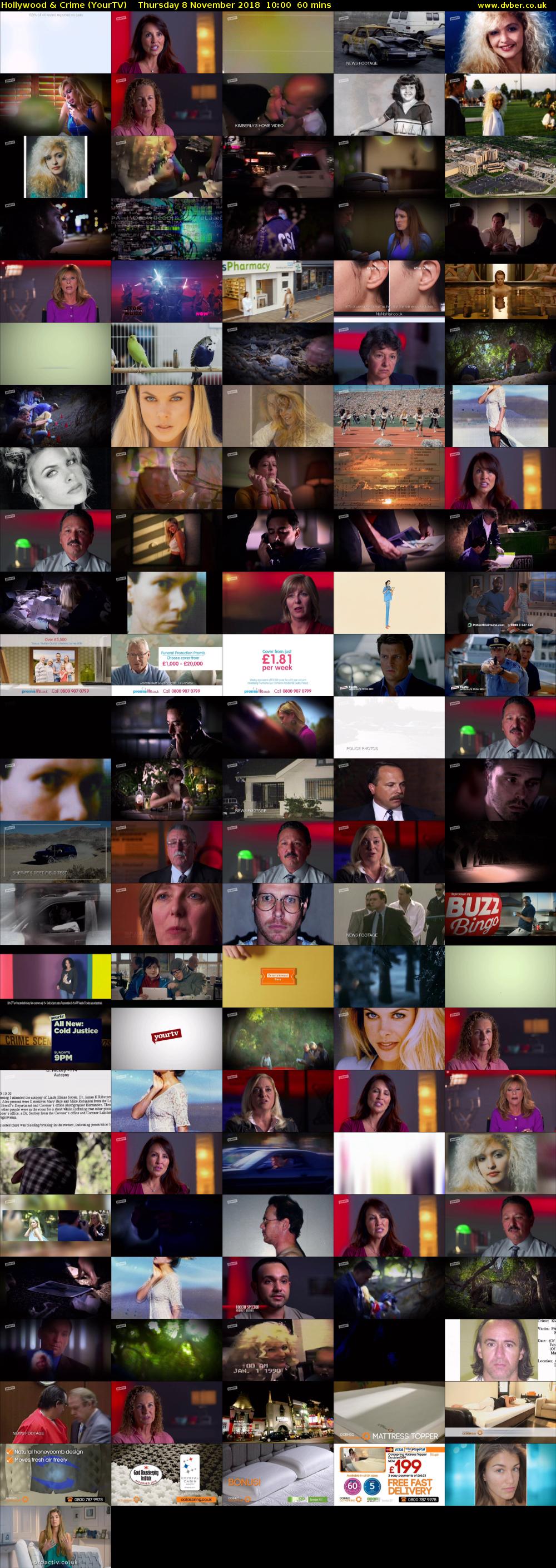 Hollywood & Crime (YourTV) Thursday 8 November 2018 10:00 - 11:00