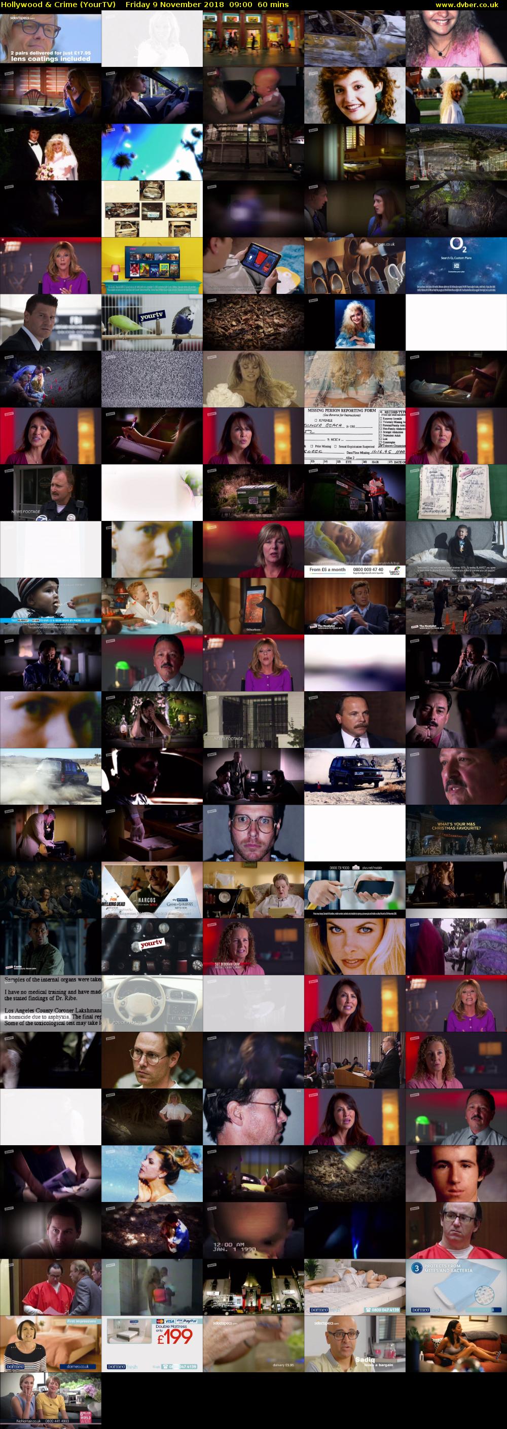 Hollywood & Crime (YourTV) Friday 9 November 2018 09:00 - 10:00