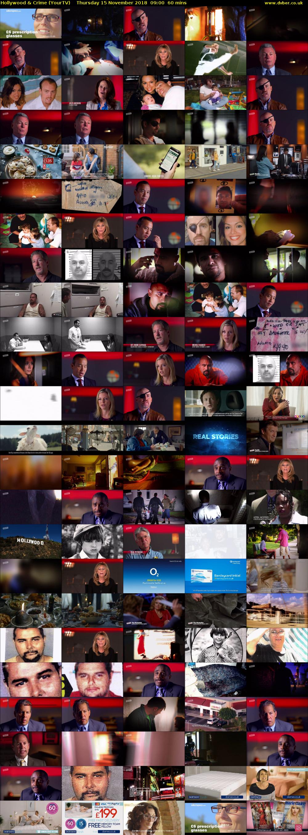 Hollywood & Crime (YourTV) Thursday 15 November 2018 09:00 - 10:00