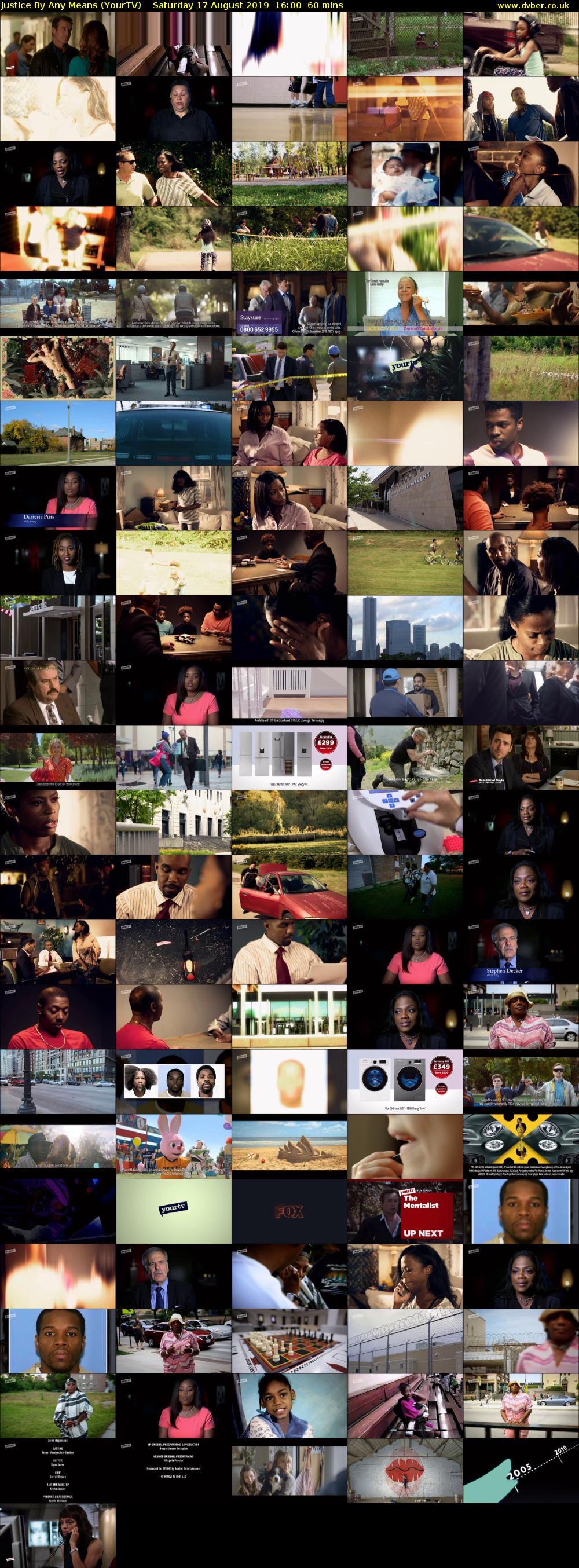 Justice By Any Means (YourTV) Saturday 17 August 2019 16:00 - 17:00
