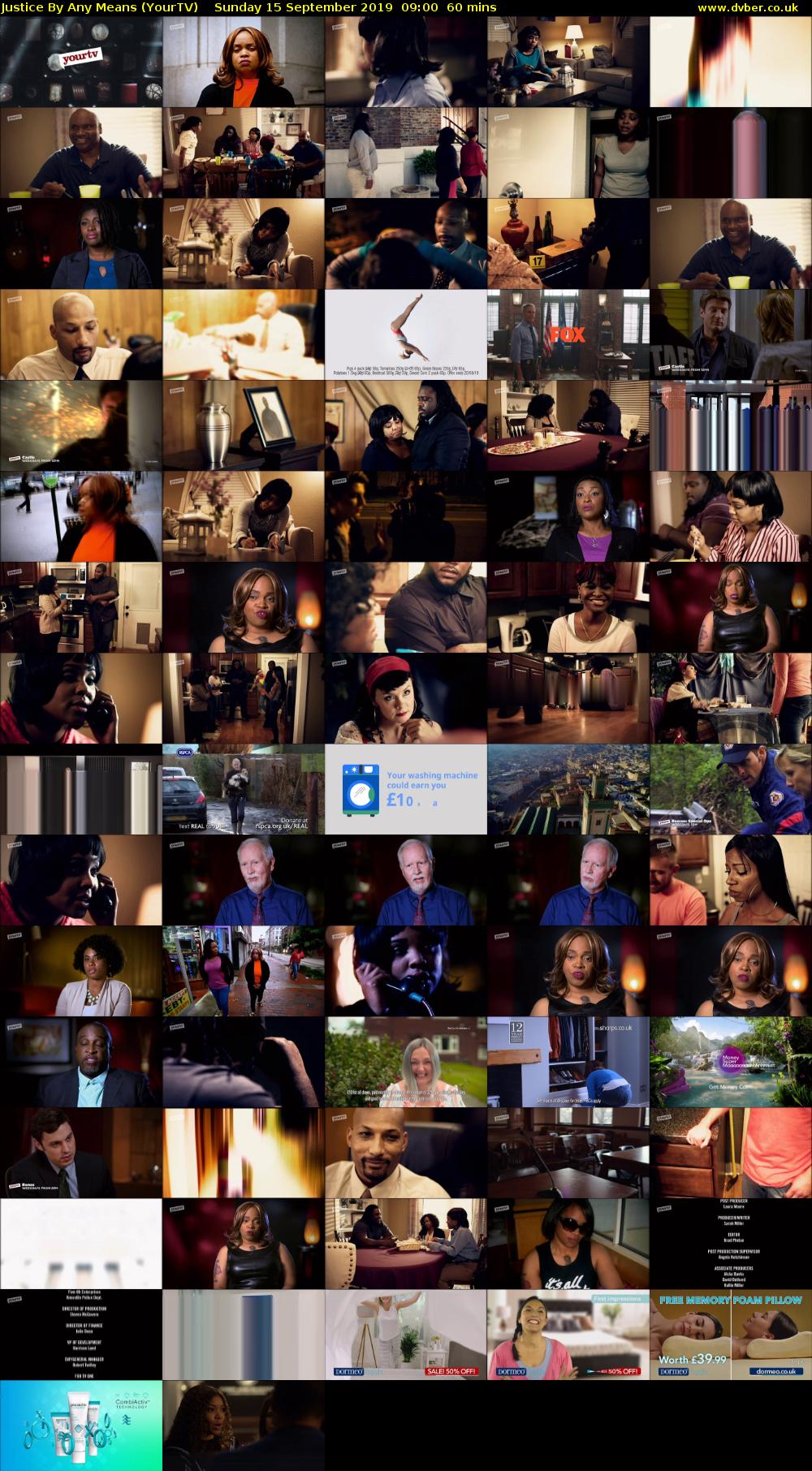 Justice By Any Means (YourTV) Sunday 15 September 2019 09:00 - 10:00