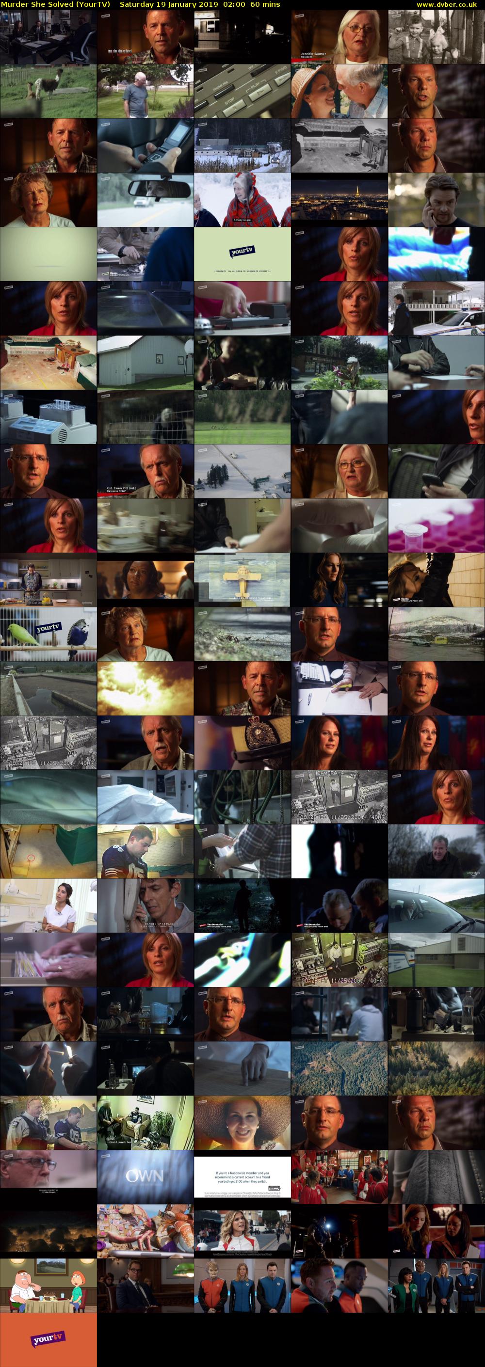 Murder She Solved (YourTV) Saturday 19 January 2019 02:00 - 03:00