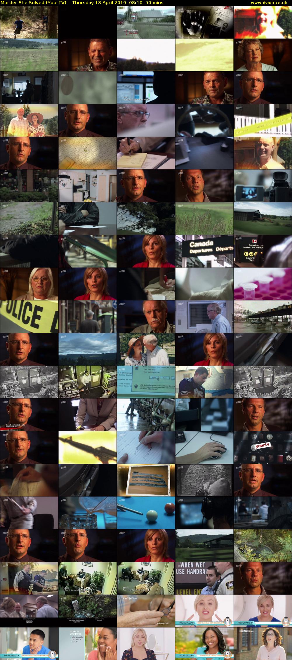 Murder She Solved (YourTV) Thursday 18 April 2019 08:10 - 09:00