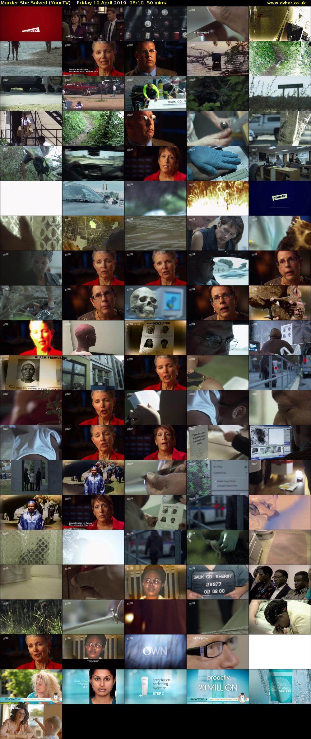 Murder She Solved (YourTV) Friday 19 April 2019 08:10 - 09:00