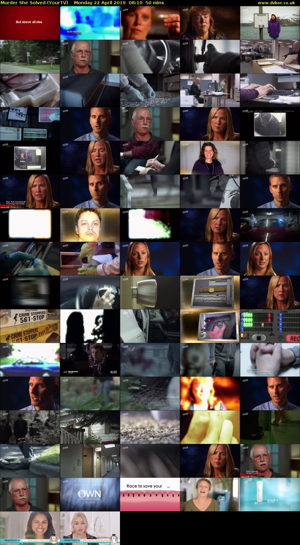 Murder She Solved (YourTV) Monday 22 April 2019 08:10 - 09:00
