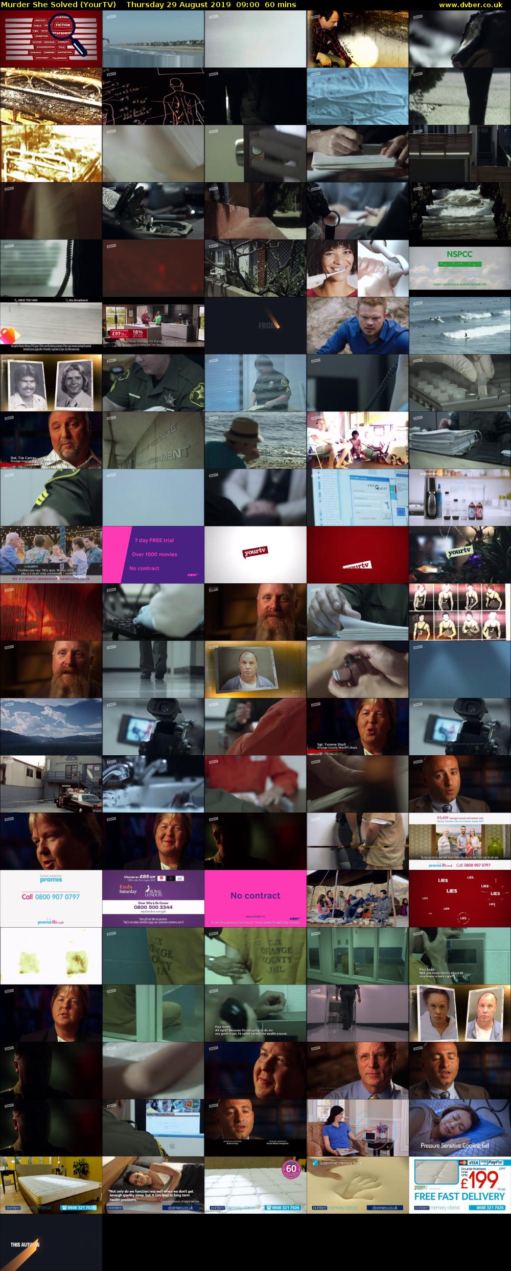 Murder She Solved (YourTV) Thursday 29 August 2019 09:00 - 10:00