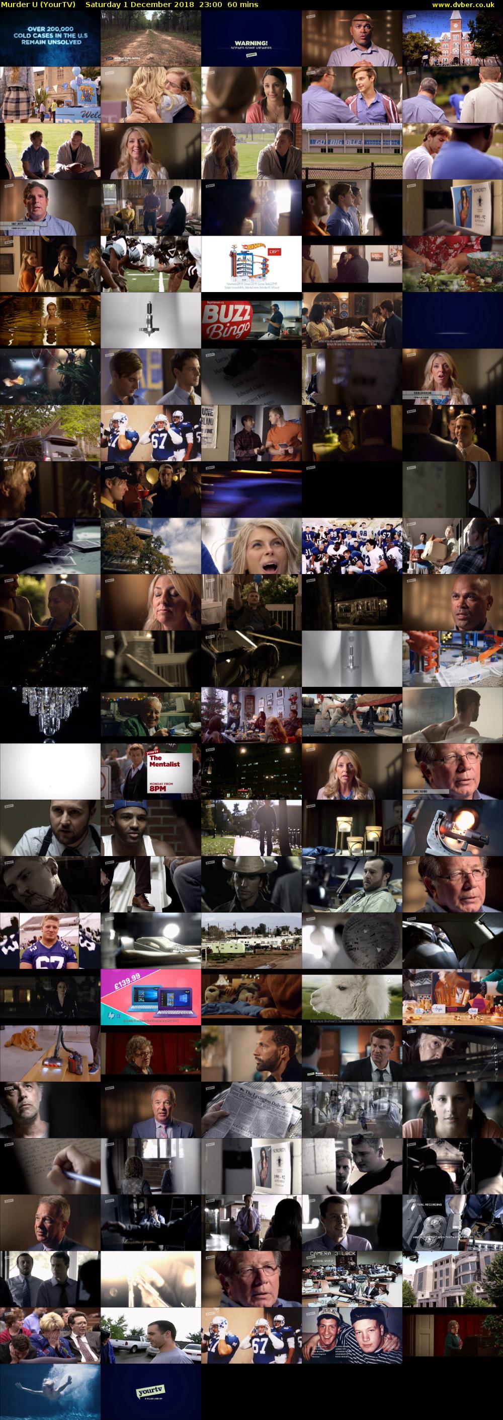 Murder U (YourTV) Saturday 1 December 2018 23:00 - 00:00