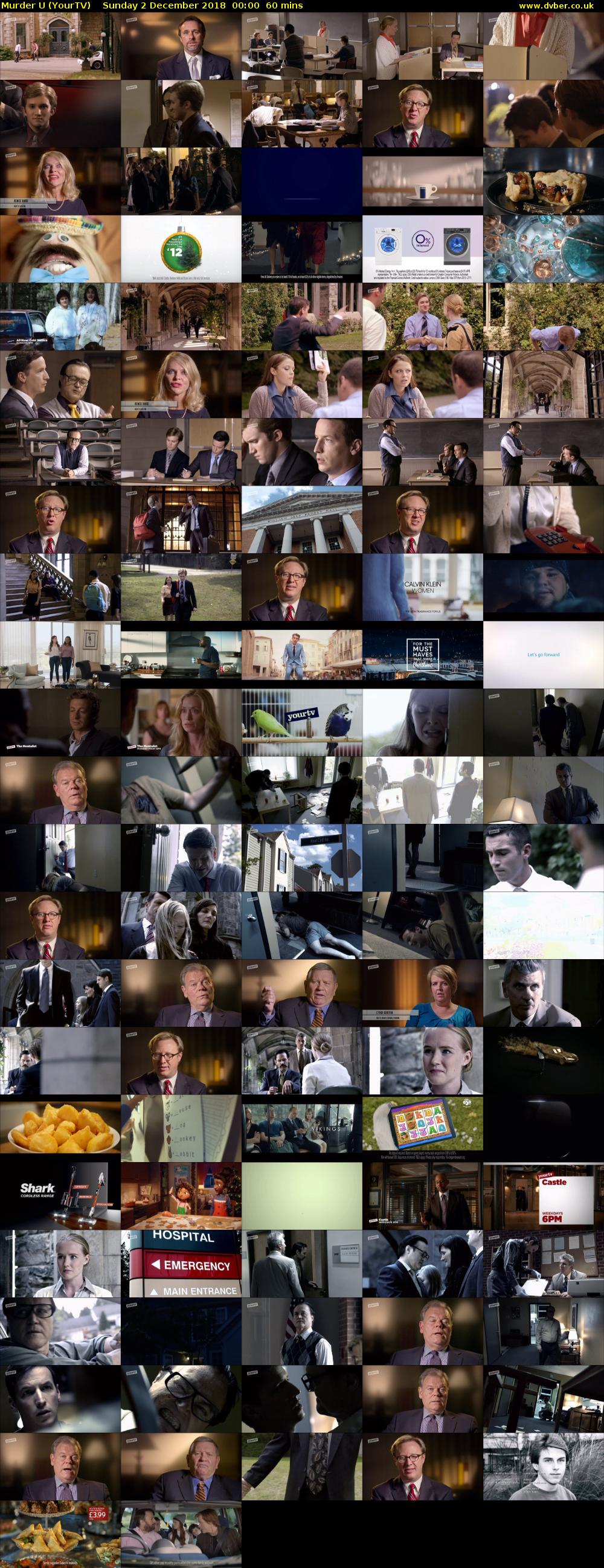 Murder U (YourTV) Sunday 2 December 2018 00:00 - 01:00