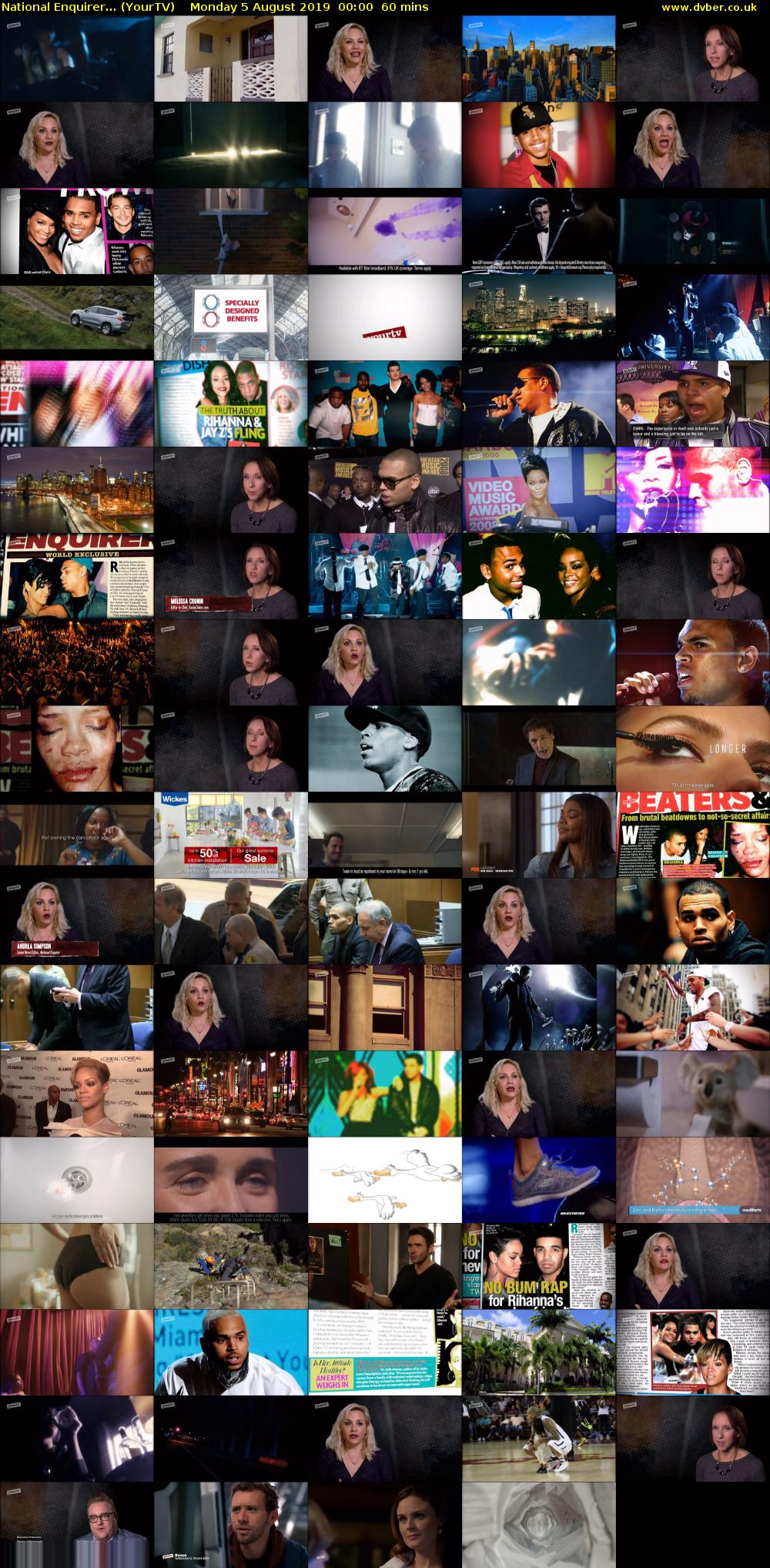 National Enquirer... (YourTV) Monday 5 August 2019 00:00 - 01:00