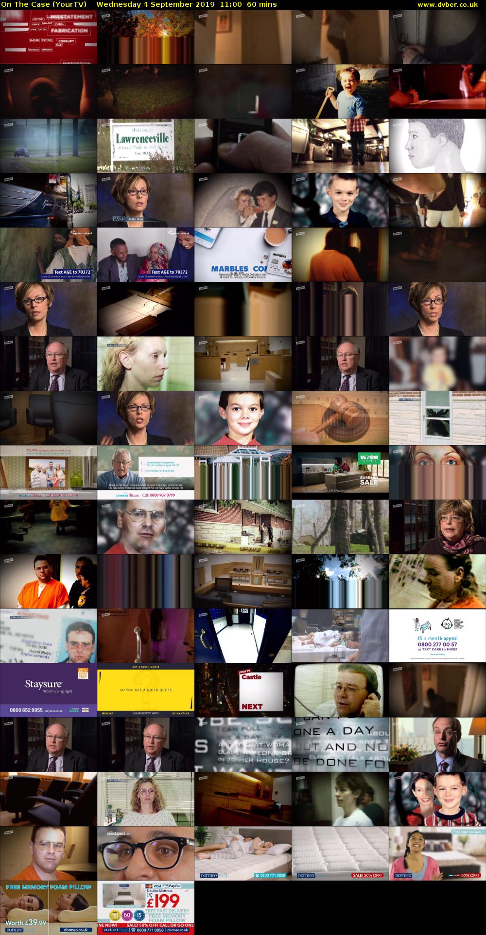 On The Case (YourTV) Wednesday 4 September 2019 11:00 - 12:00
