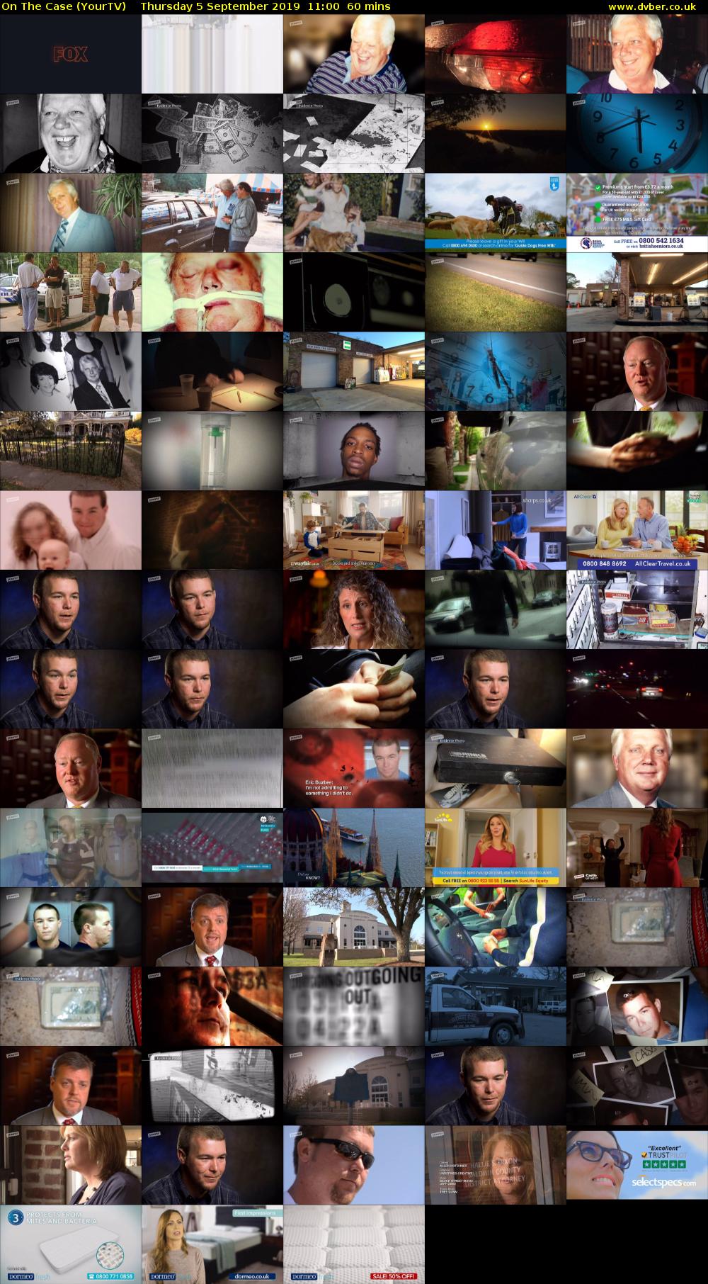 On The Case (YourTV) Thursday 5 September 2019 11:00 - 12:00