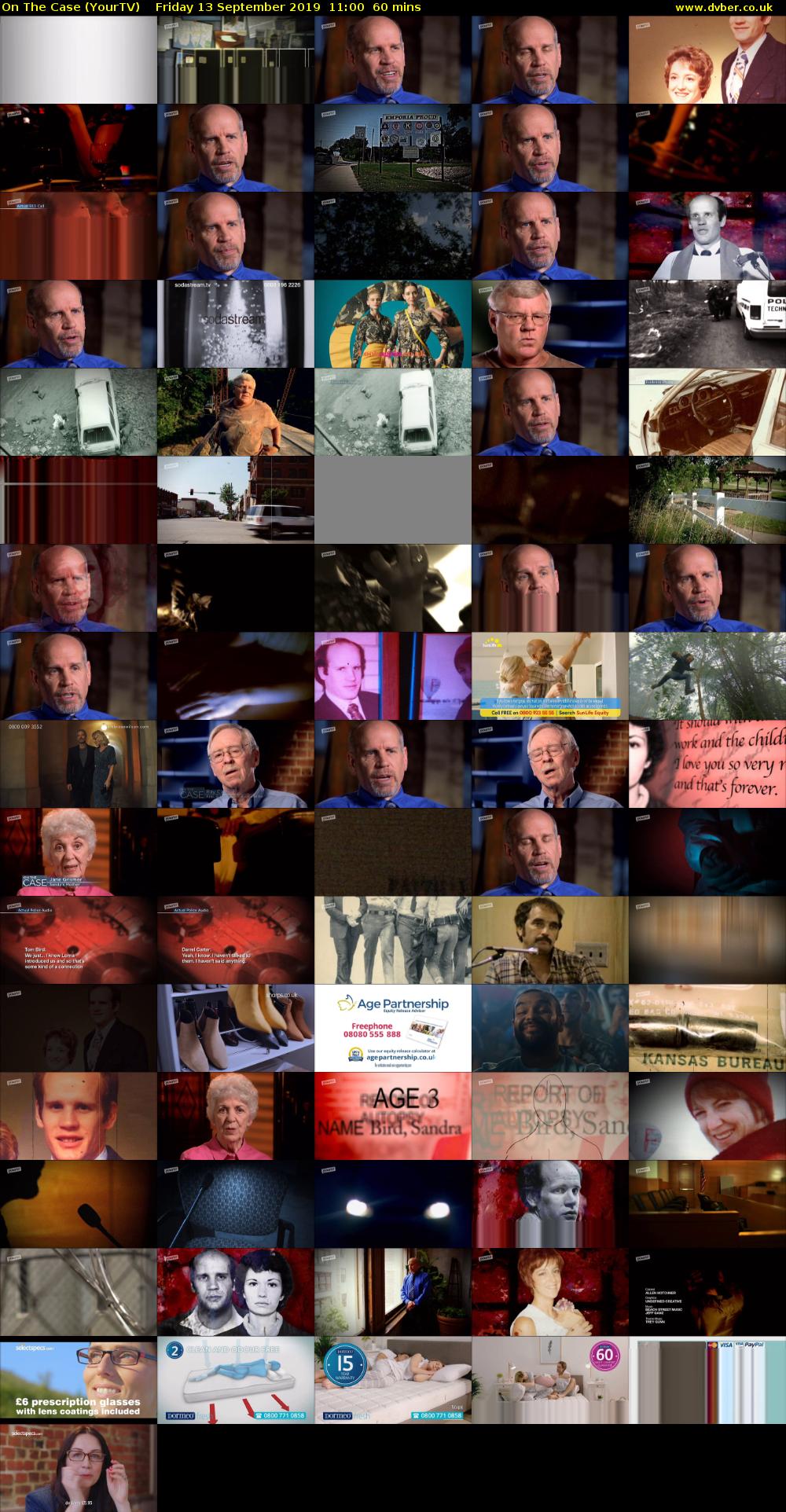 On The Case (YourTV) Friday 13 September 2019 11:00 - 12:00