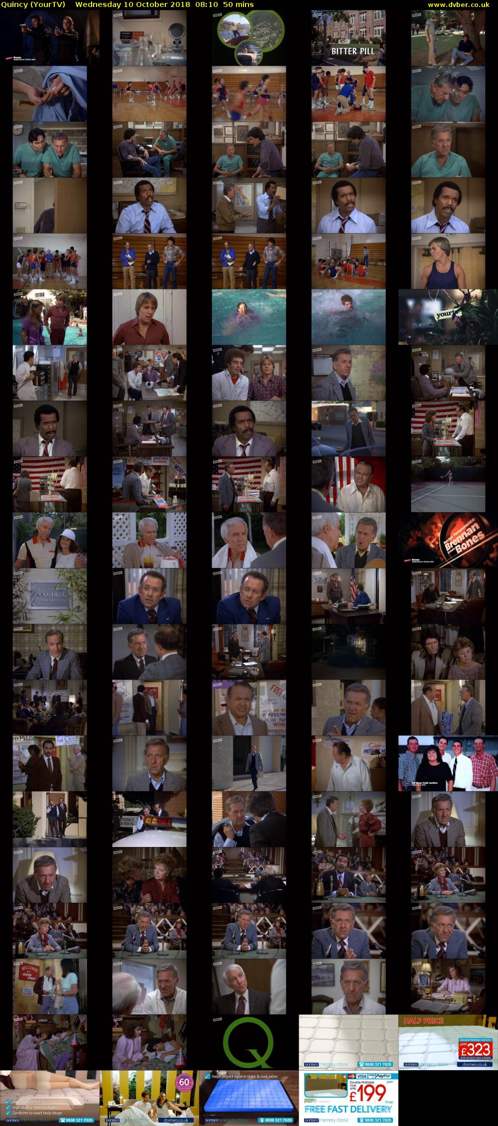 Quincy (YourTV) Wednesday 10 October 2018 08:10 - 09:00