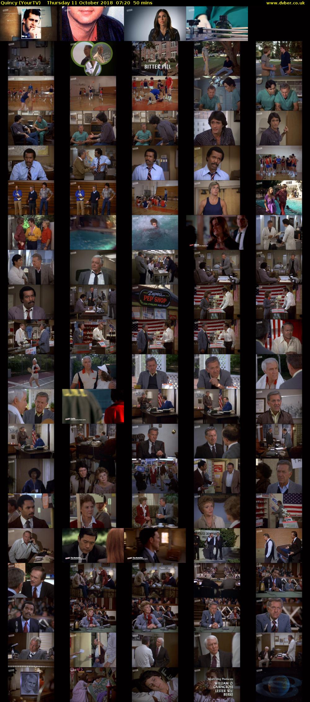 Quincy (YourTV) Thursday 11 October 2018 07:20 - 08:10