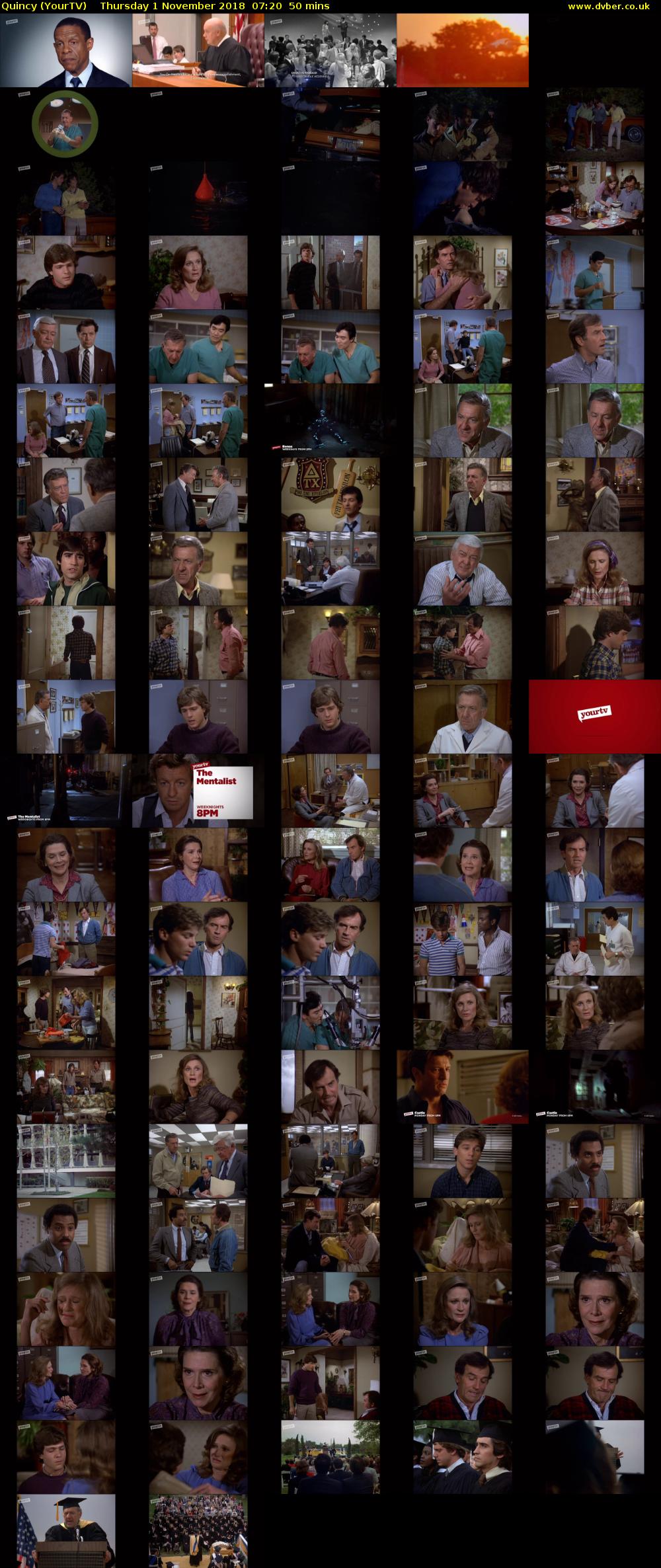 Quincy (YourTV) Thursday 1 November 2018 07:20 - 08:10