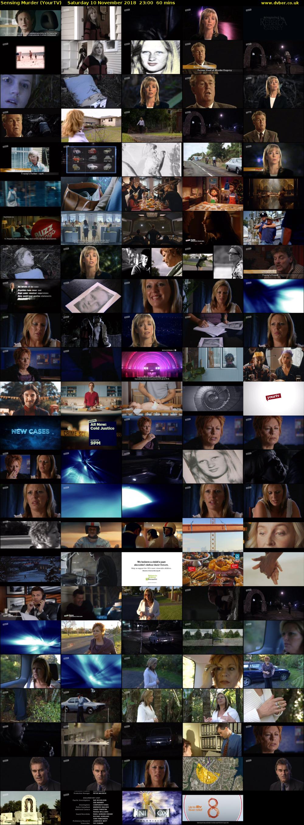 Sensing Murder (YourTV) Saturday 10 November 2018 23:00 - 00:00