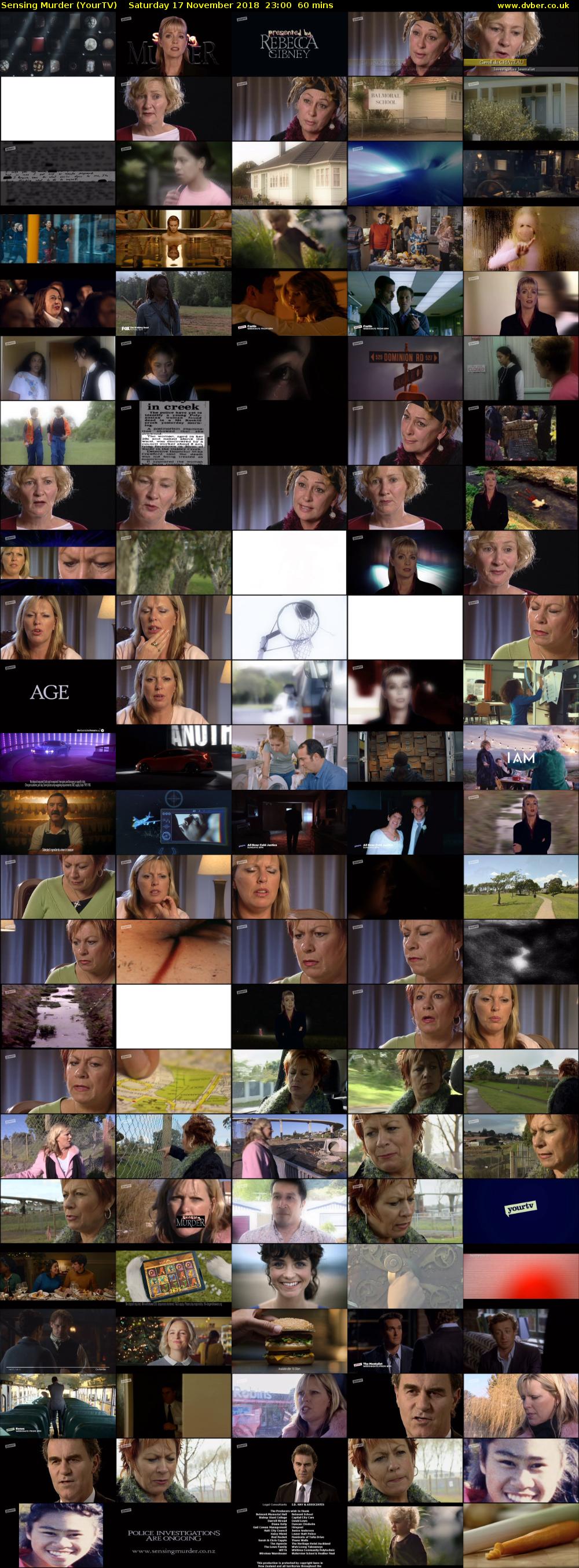 Sensing Murder (YourTV) Saturday 17 November 2018 23:00 - 00:00