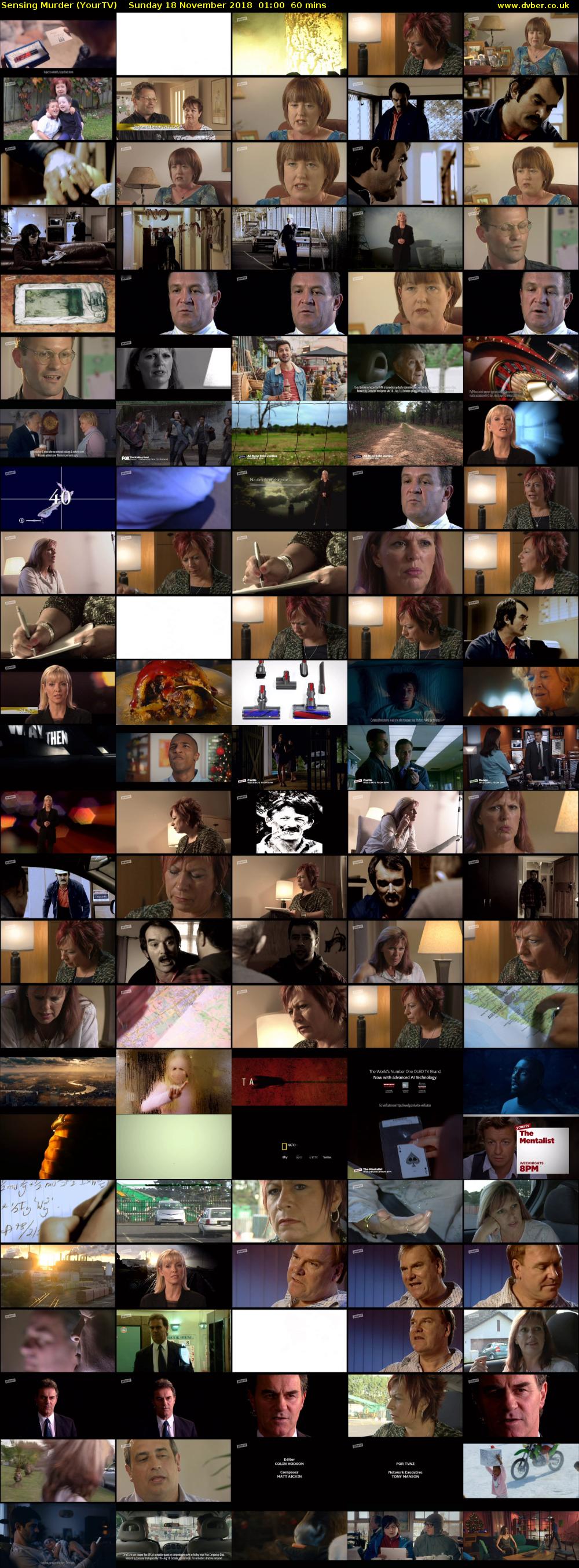 Sensing Murder (YourTV) Sunday 18 November 2018 01:00 - 02:00