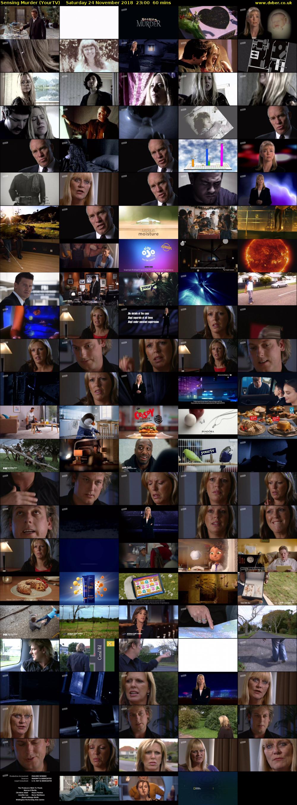 Sensing Murder (YourTV) Saturday 24 November 2018 23:00 - 00:00