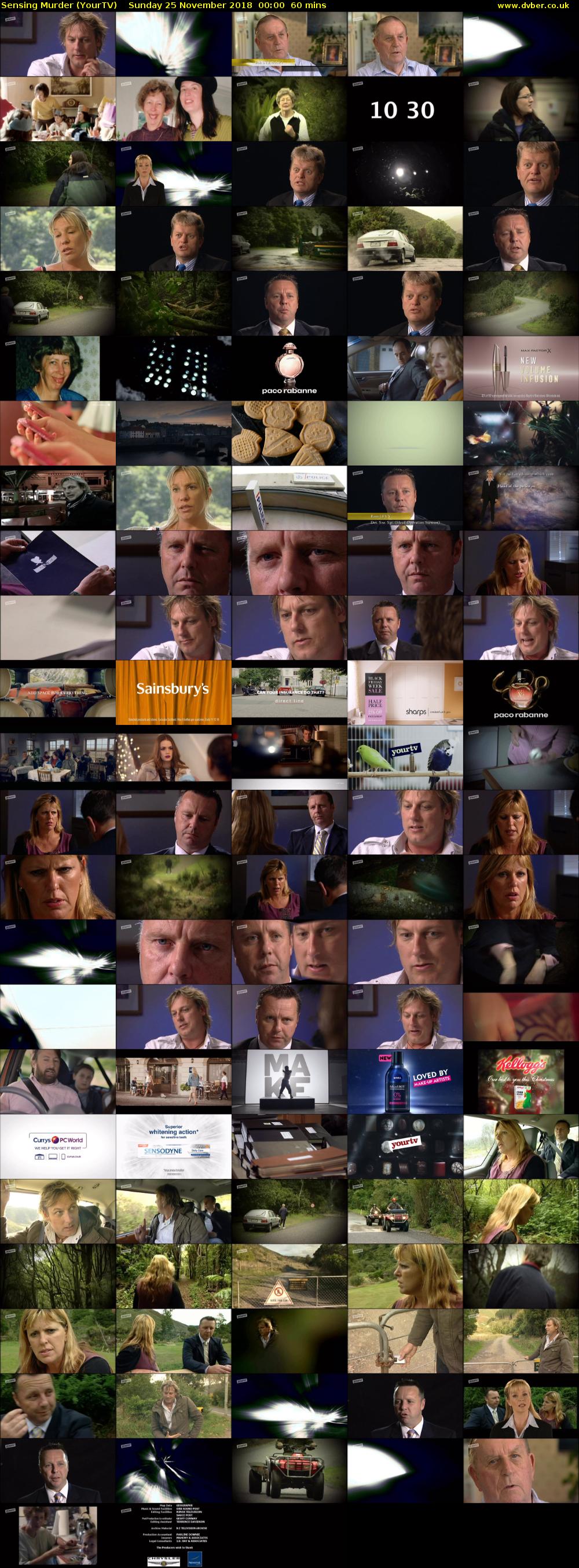 Sensing Murder (YourTV) Sunday 25 November 2018 00:00 - 01:00