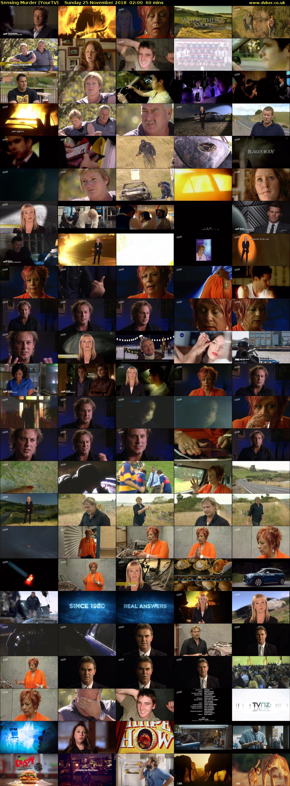 Sensing Murder (YourTV) Sunday 25 November 2018 02:00 - 03:00