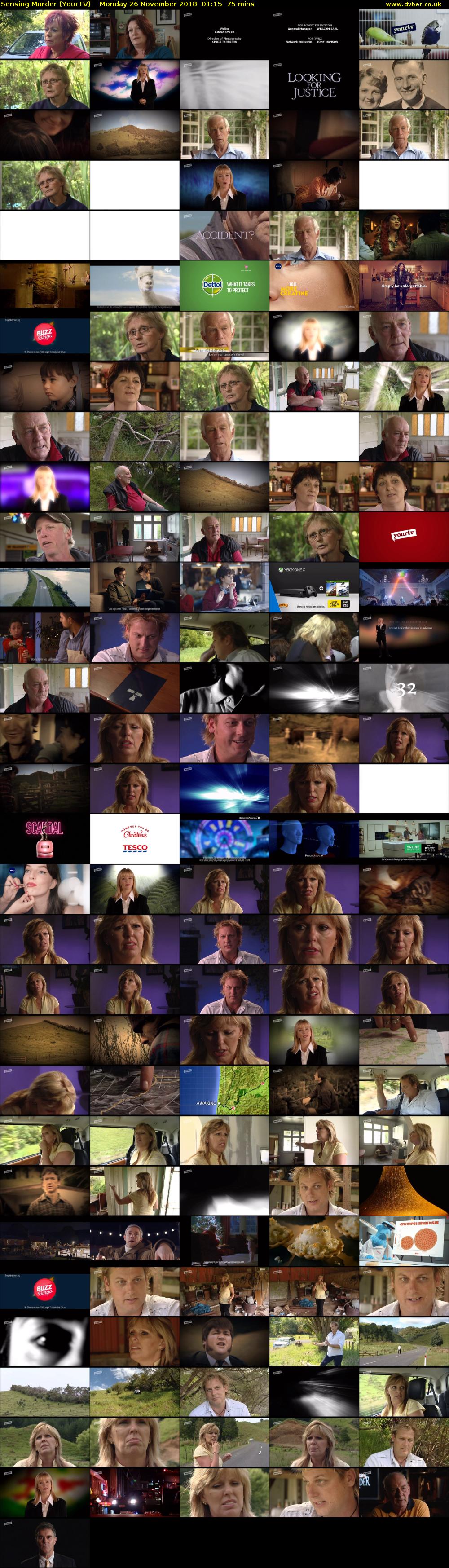 Sensing Murder (YourTV) Monday 26 November 2018 01:15 - 02:30