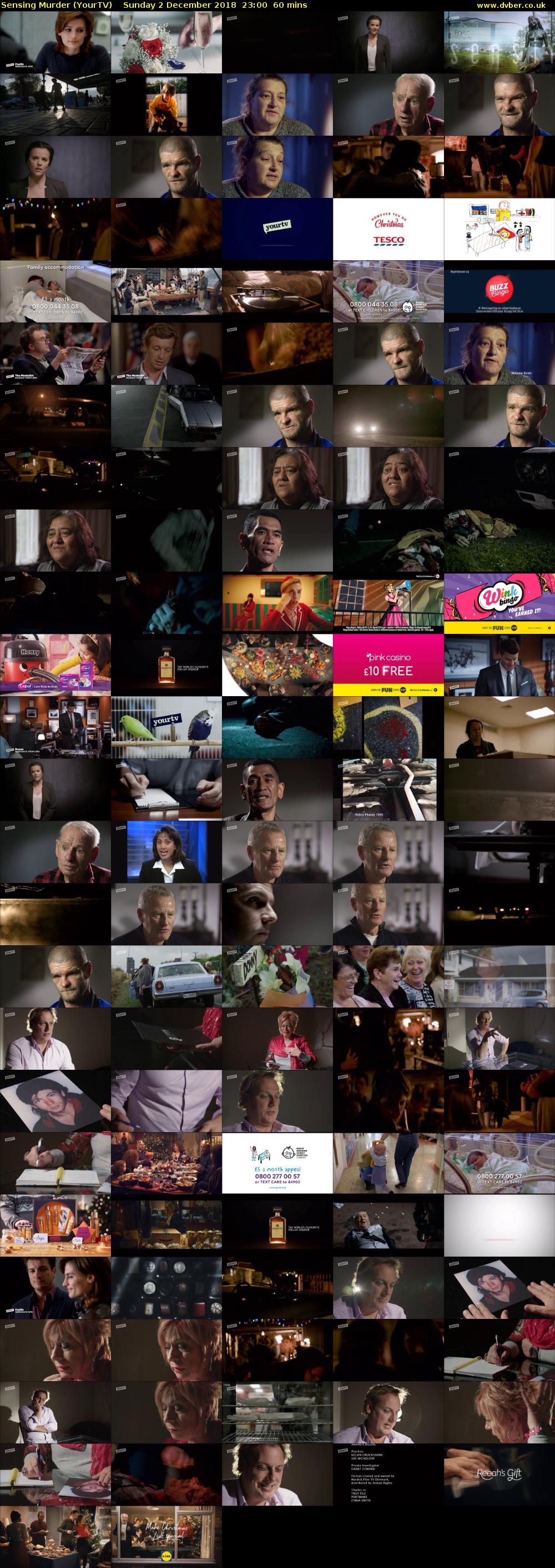 Sensing Murder (YourTV) Sunday 2 December 2018 23:00 - 00:00