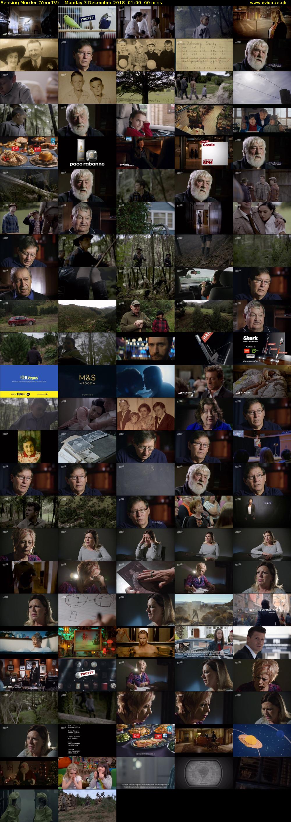 Sensing Murder (YourTV) Monday 3 December 2018 01:00 - 02:00