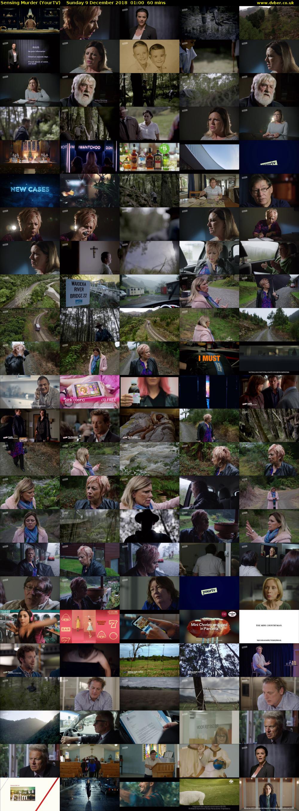 Sensing Murder (YourTV) Sunday 9 December 2018 01:00 - 02:00