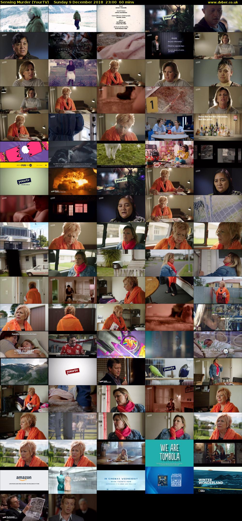 Sensing Murder (YourTV) Sunday 9 December 2018 23:00 - 00:00