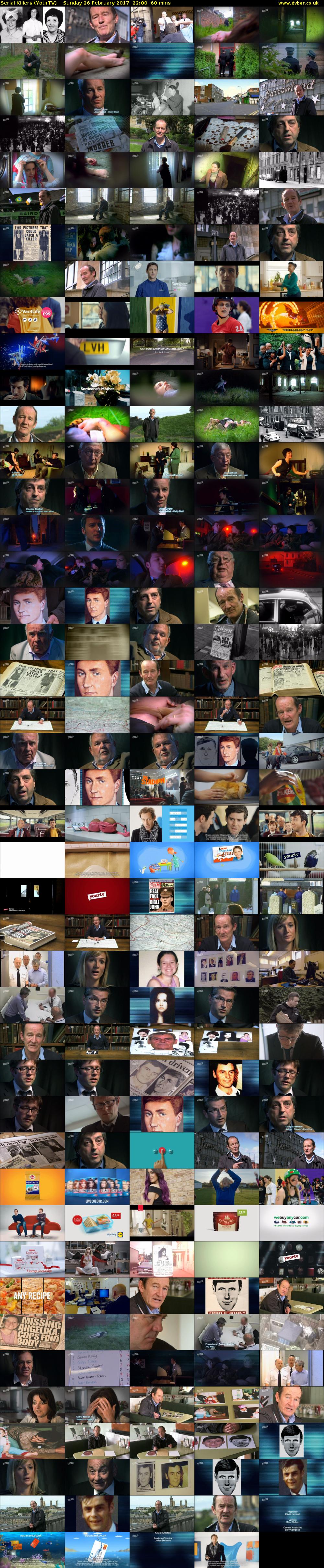 Serial Killers (YourTV) Sunday 26 February 2017 22:00 - 23:00