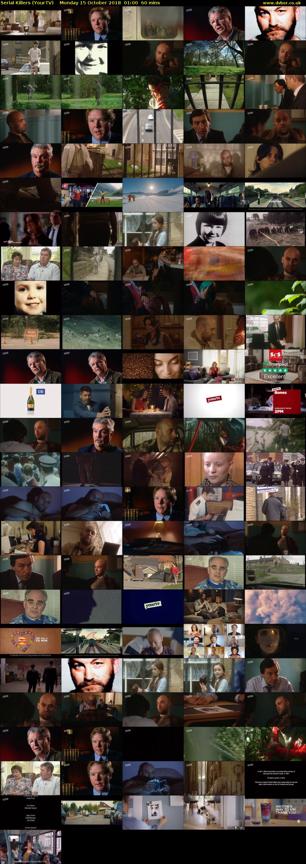 Serial Killers (YourTV) Monday 15 October 2018 01:00 - 02:00