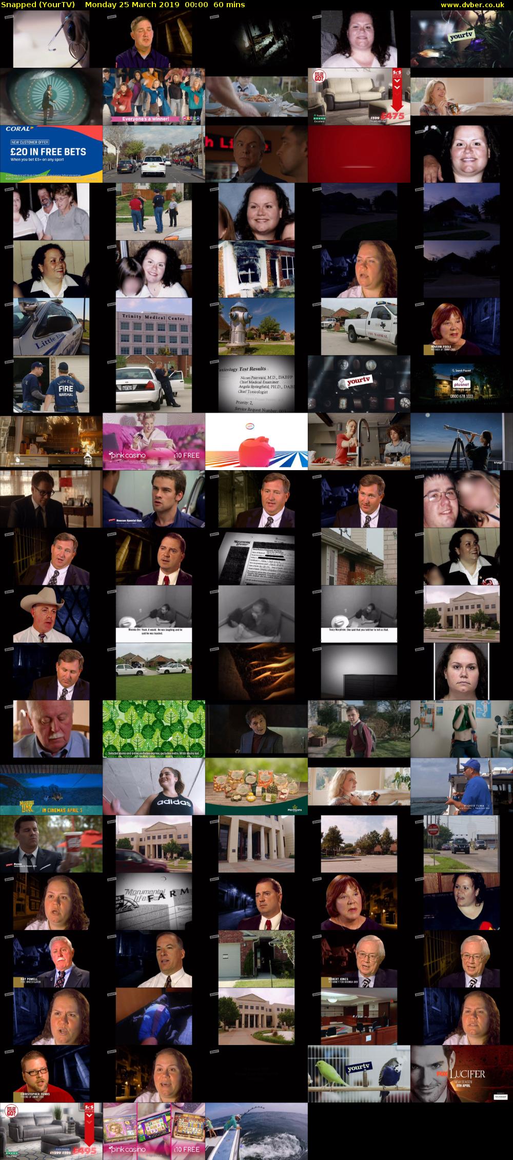 Snapped (YourTV) Monday 25 March 2019 00:00 - 01:00
