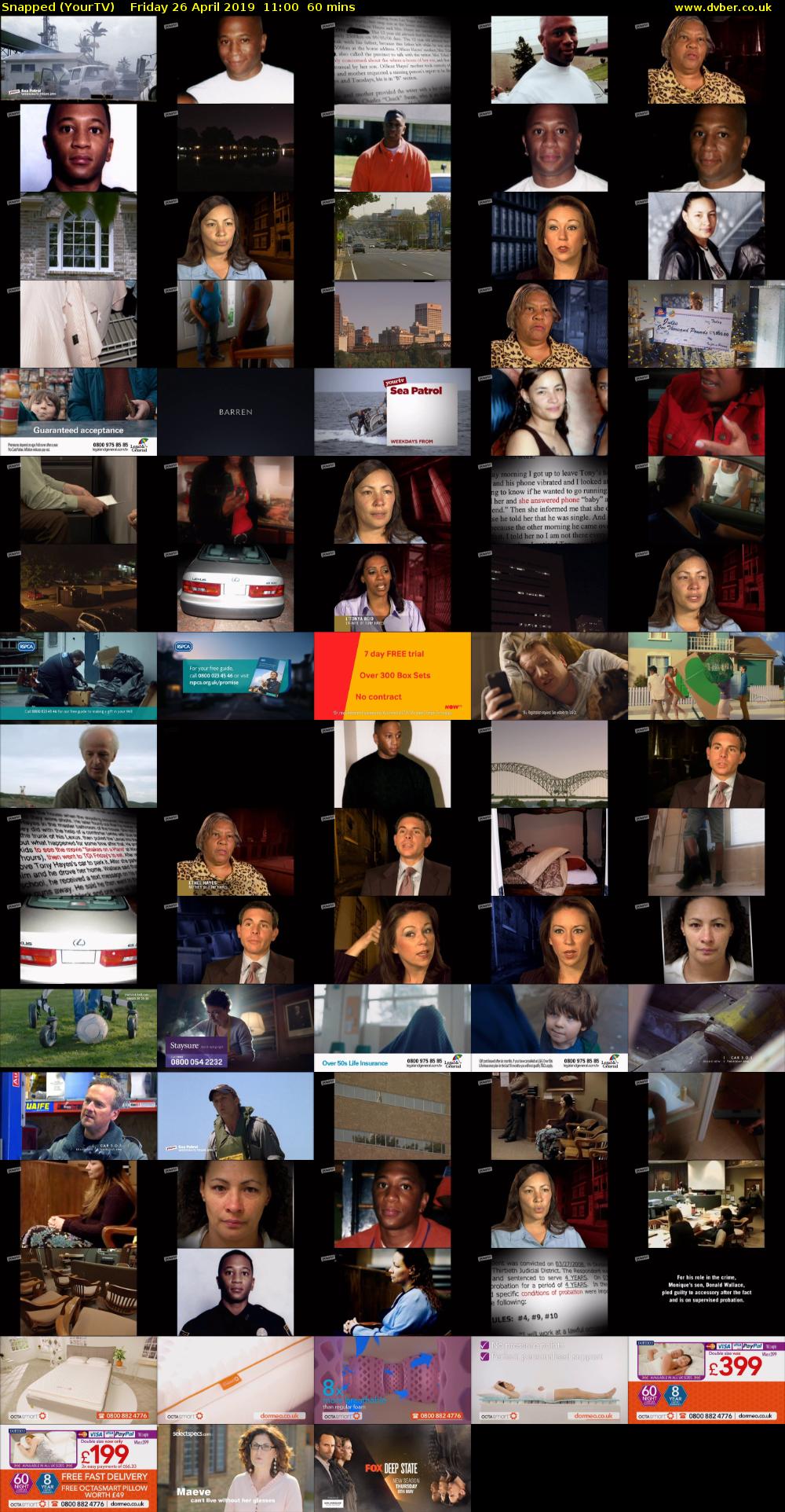 Snapped (YourTV) Friday 26 April 2019 11:00 - 12:00