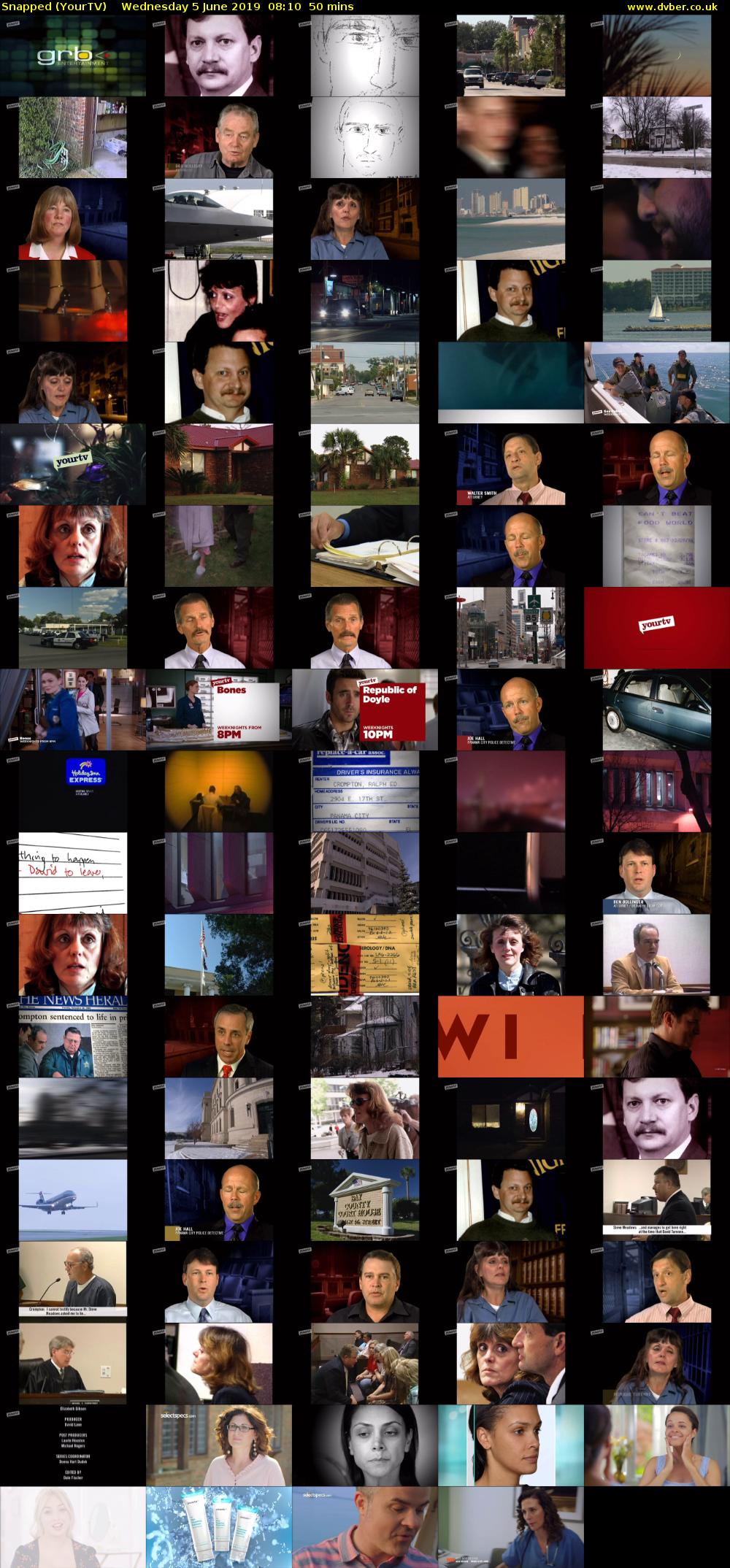 Snapped (YourTV) Wednesday 5 June 2019 08:10 - 09:00