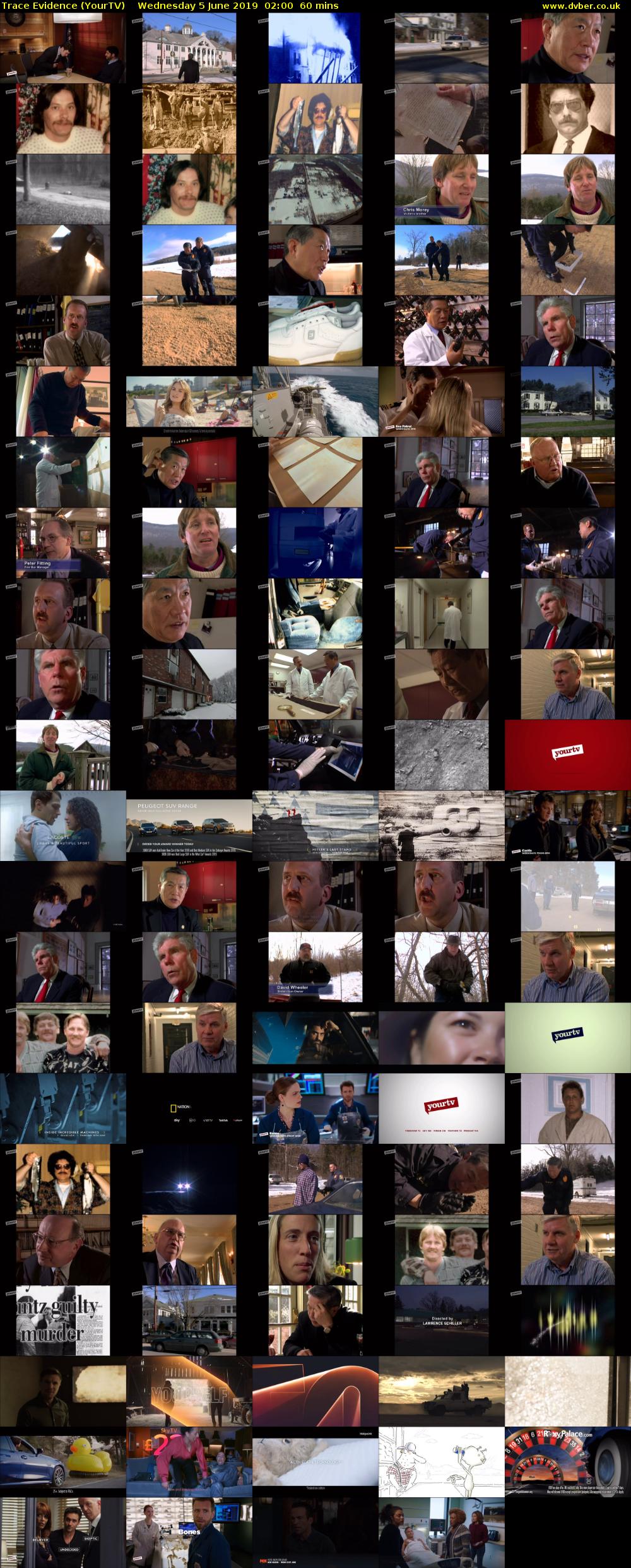Trace Evidence (YourTV) Wednesday 5 June 2019 02:00 - 03:00