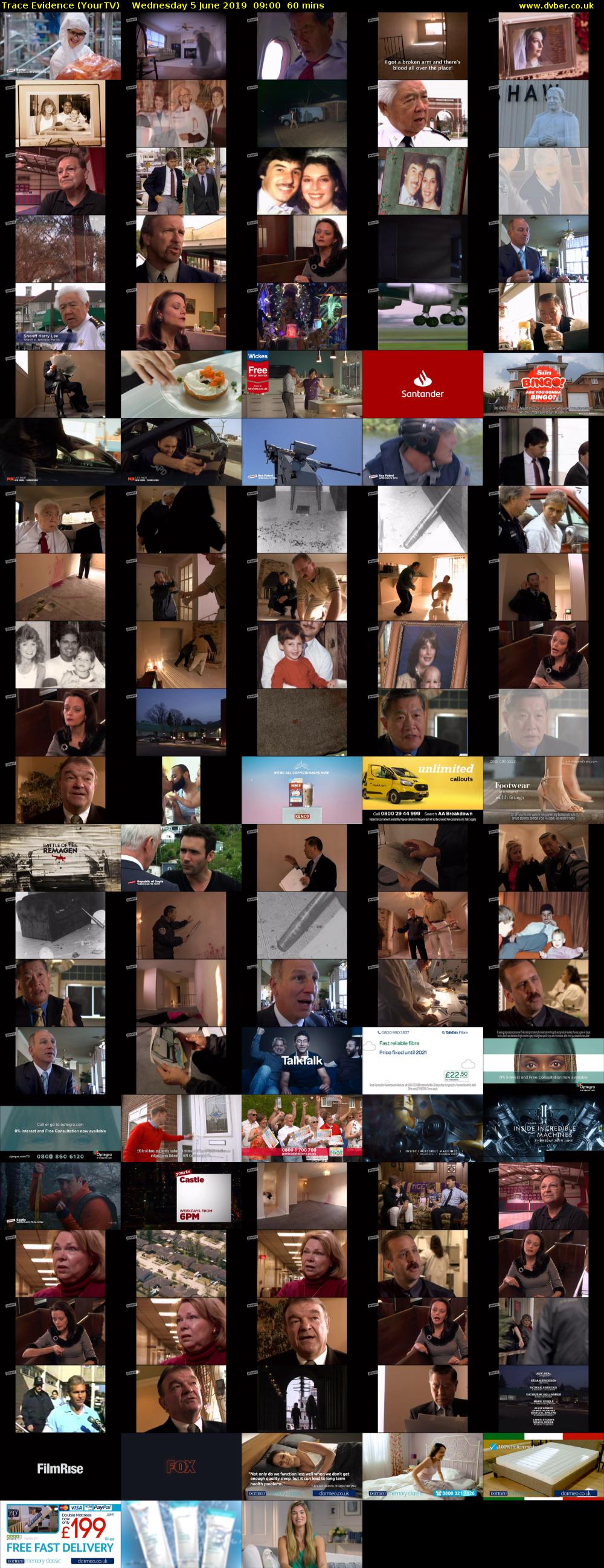 Trace Evidence (YourTV) Wednesday 5 June 2019 09:00 - 10:00