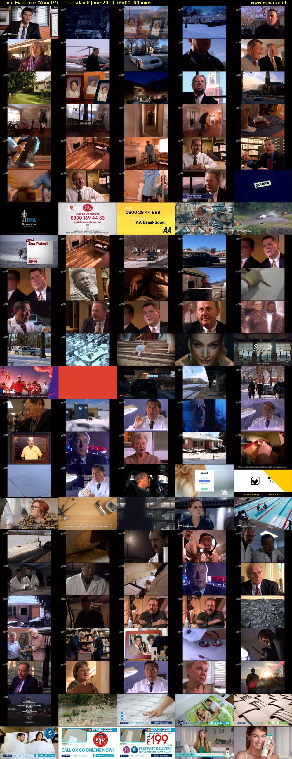 Trace Evidence (YourTV) Thursday 6 June 2019 09:00 - 10:00
