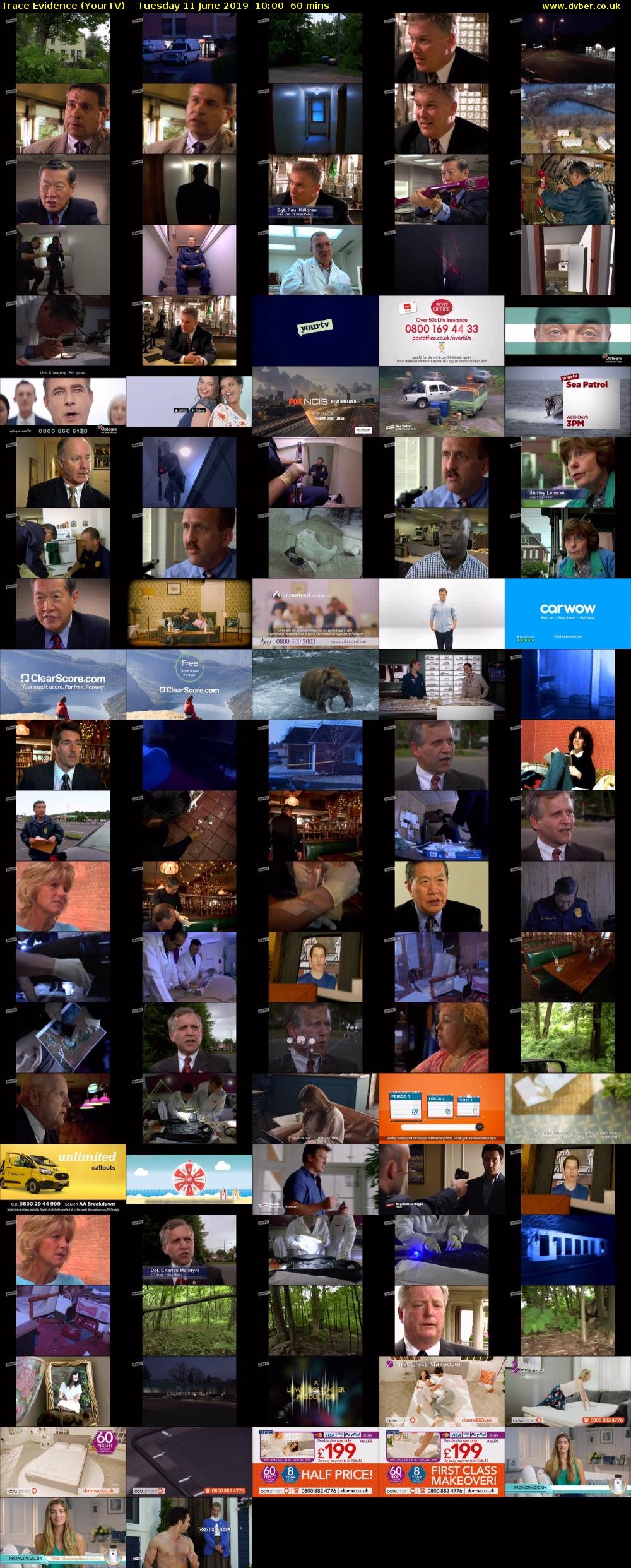 Trace Evidence (YourTV) Tuesday 11 June 2019 10:00 - 11:00