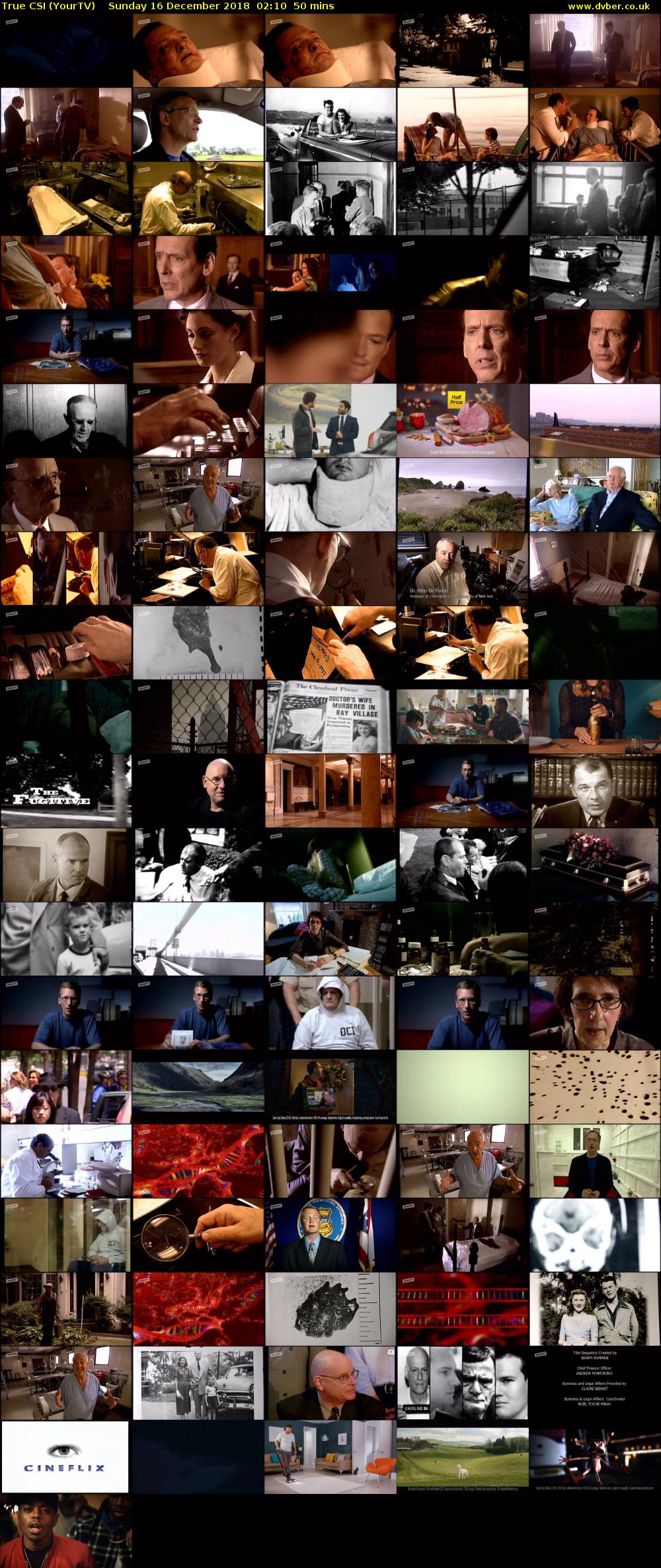 True CSI (YourTV) Sunday 16 December 2018 02:10 - 03:00