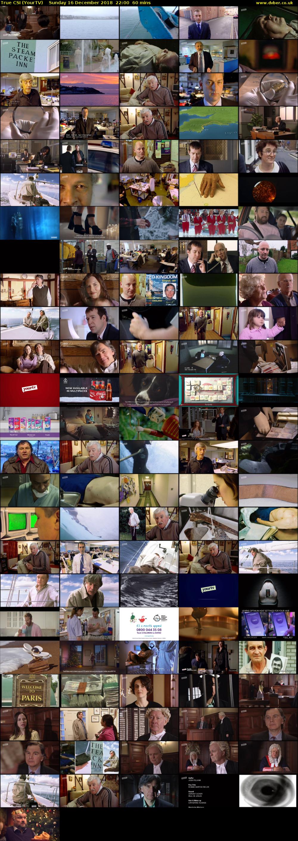 True CSI (YourTV) Sunday 16 December 2018 22:00 - 23:00