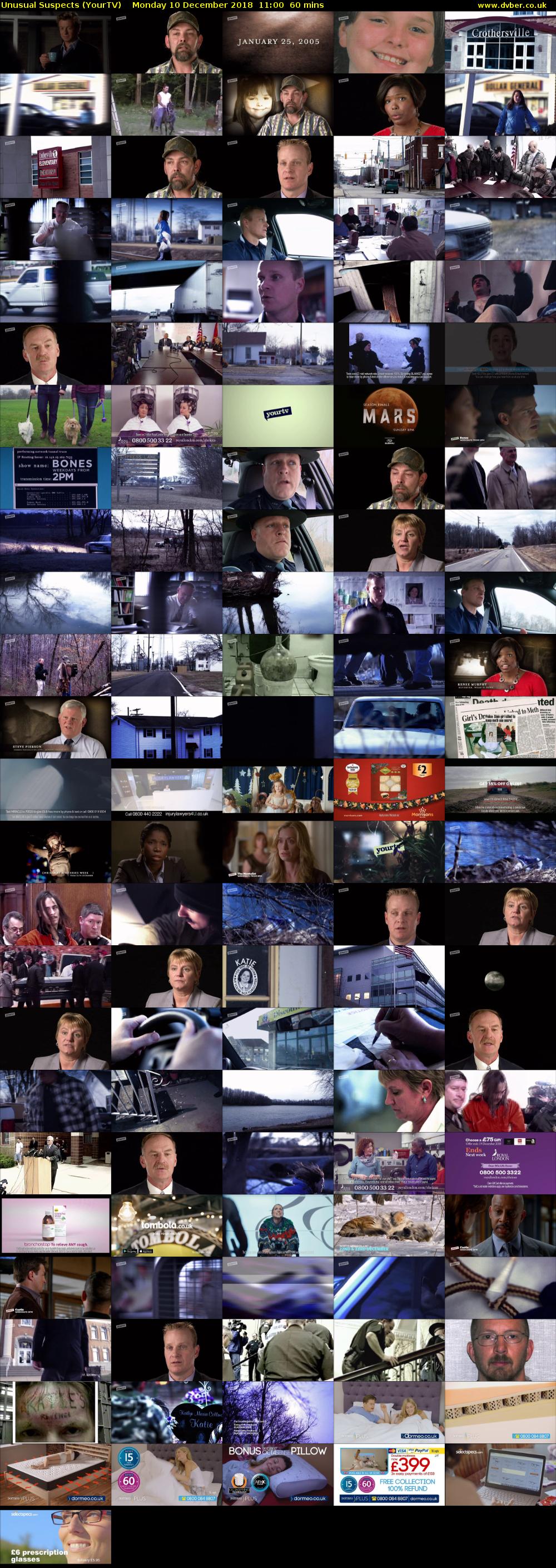 Unusual Suspects (YourTV) Monday 10 December 2018 11:00 - 12:00