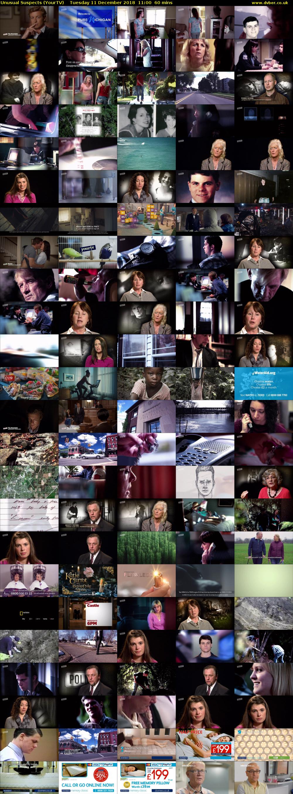 Unusual Suspects (YourTV) Tuesday 11 December 2018 11:00 - 12:00