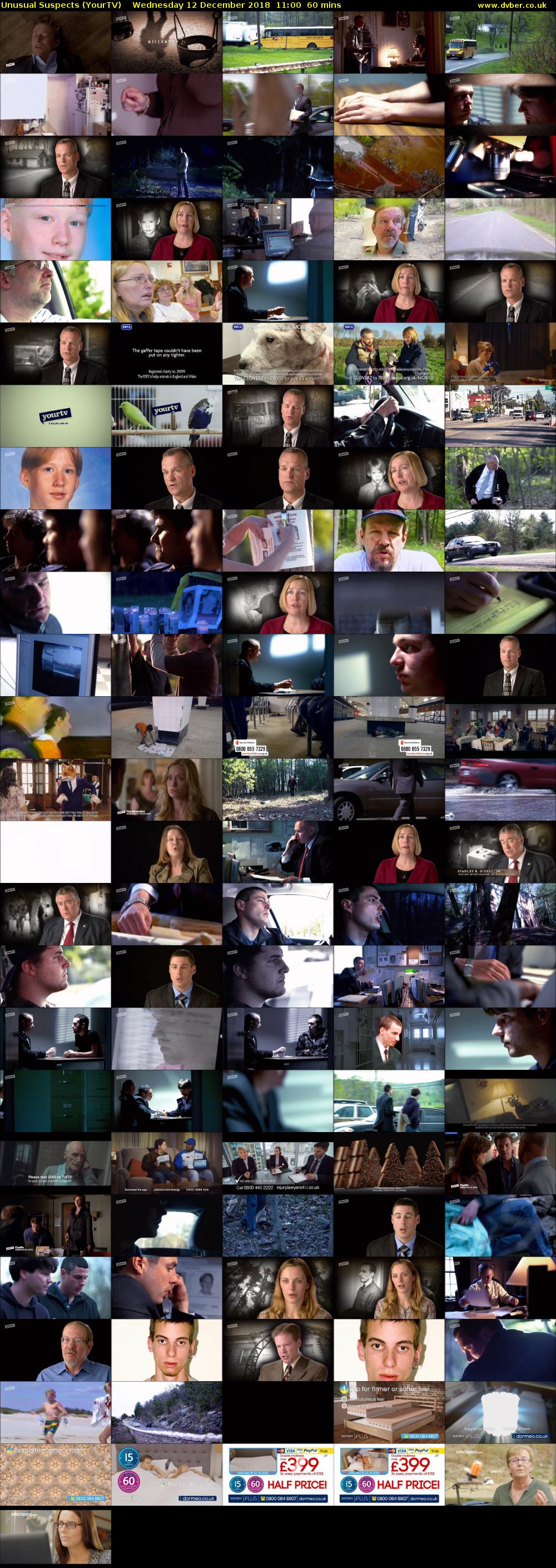 Unusual Suspects (YourTV) Wednesday 12 December 2018 11:00 - 12:00