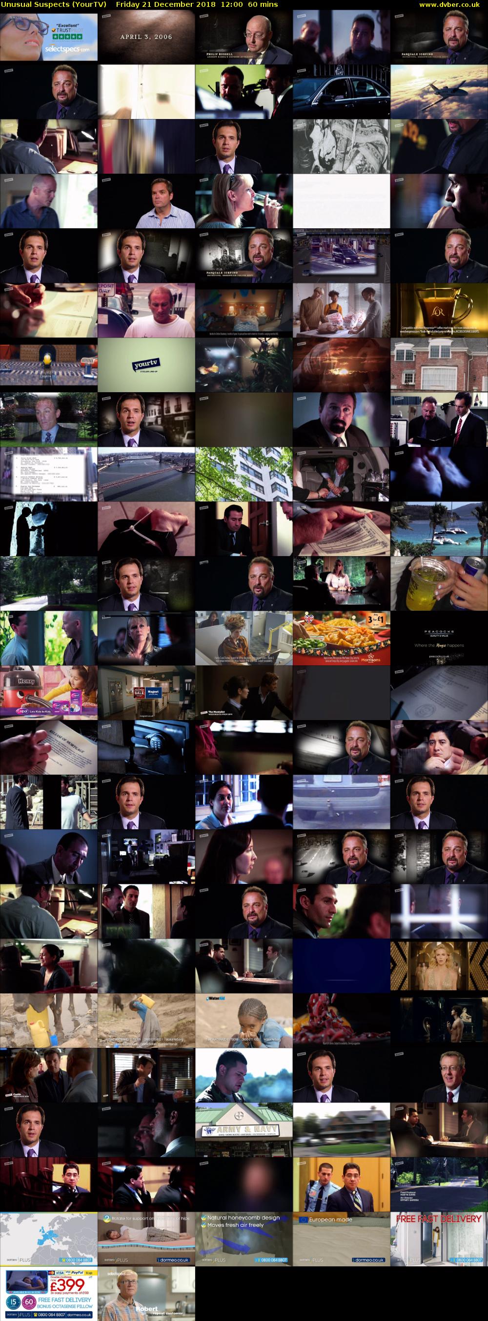 Unusual Suspects (YourTV) Friday 21 December 2018 12:00 - 13:00