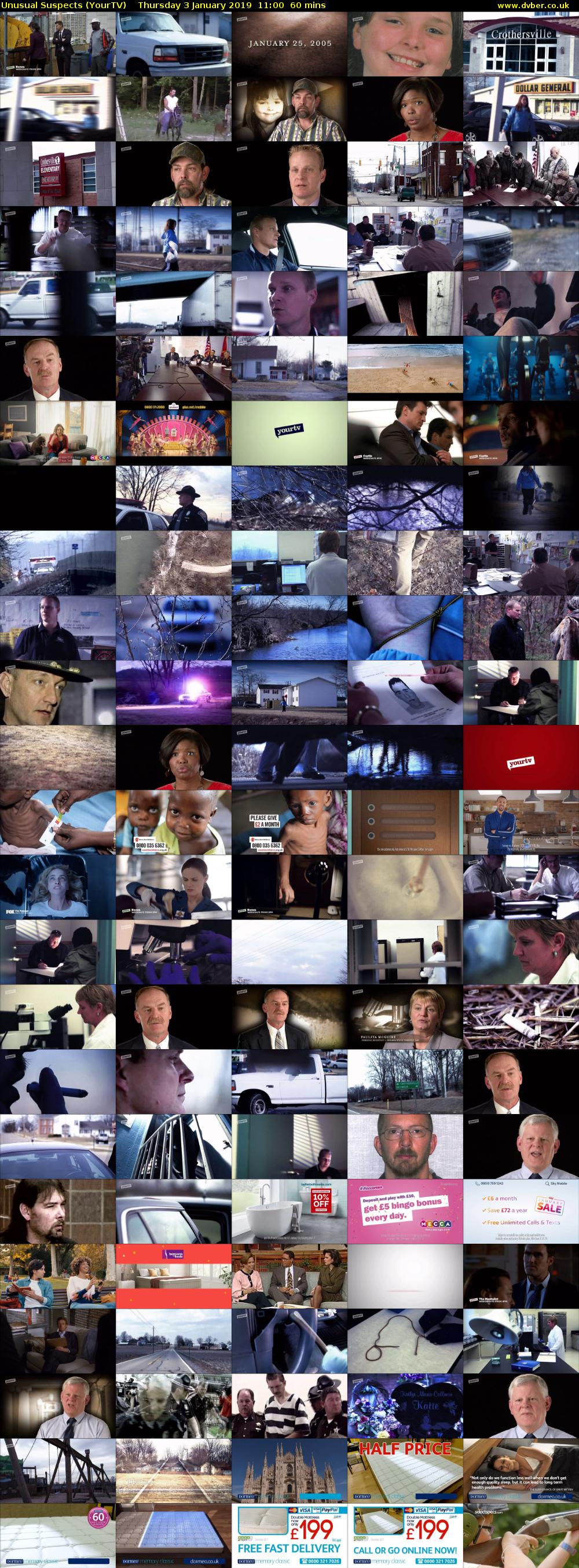 Unusual Suspects (YourTV) Thursday 3 January 2019 11:00 - 12:00