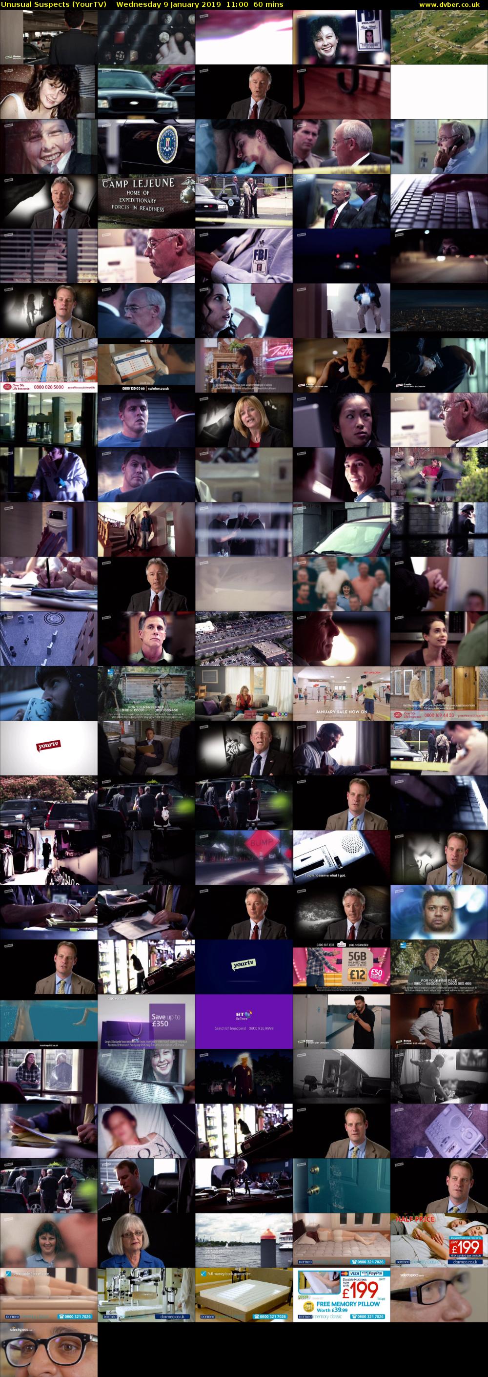 Unusual Suspects (YourTV) Wednesday 9 January 2019 11:00 - 12:00